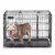 FEANDREA Hundekäfig, Hundebox, zusammenklappbar, 2 Türen (92,5 x 57,5 x 64 cm) - 6
